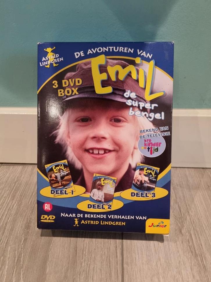 Dvd Emil de Super Bengel - 3 DVD Box, Cd's en Dvd's, Dvd's | Kinderen en Jeugd, Gebruikt, Tv fictie, Avontuur, Boxset, Alle leeftijden