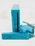 Nintendo Wii - Blauw - Incl. Originele MotionPlus Controller, Gebruikt, Ntv, Ophalen of Verzenden, Ntv