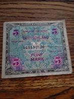 Duitsland 5 Mark 1944 , 015190130, Postzegels en Munten, Bankbiljetten | Europa | Niet-Eurobiljetten, Verzenden, Duitsland, Los biljet