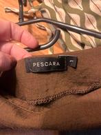 Bruin Linnen Pak met Wijde Pijpen - Stijlvol en Comfortabel, Kostuum of Pak, Bruin, Maat 42/44 (L), Ophalen of Verzenden