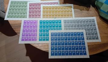 NVPH 952/958 952-958 Postfris Complete Vellen van 50! beschikbaar voor biedingen