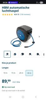 HBM Automatische Luchthaspel 30m - Nieuwstaat, 10 bar of meer, Nieuw, Ophalen of Verzenden, Geluidgedempt