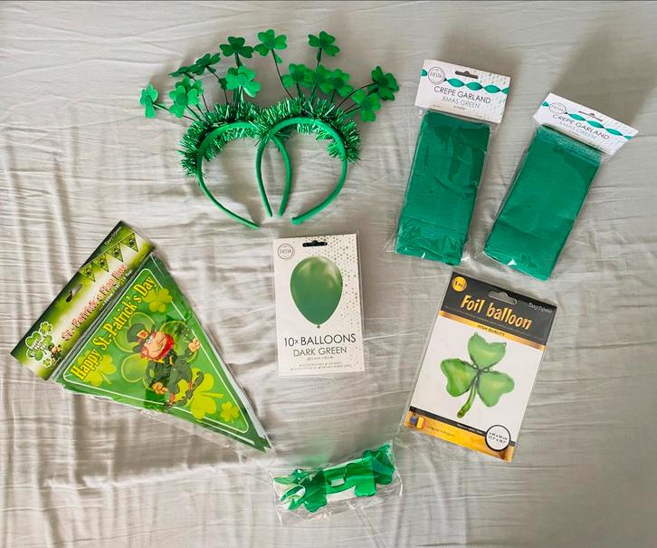 Sint Patrick benodigdheden, Hobby en Vrije tijd, Feestartikelen, Nieuw, Feestartikel, Overige, Ophalen of Verzenden