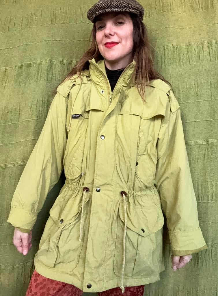 Vintage baggy groene jas - McKinley - Helsapor - 40/L, Maat 38/40 (M), Hgv, Ophalen of Verzenden, Gedragen