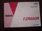 Yamaha FZR600 1993 / 1994 handleiding instructie boekje FZR, Ophalen of Verzenden, Yamaha