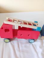 Houten klusauto Hema  en gereedschapskist, Ophalen of Verzenden, Gebruikt