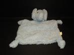 MOOIE OLIFANT KNUFFELDOEK BADSTOF BLAUW MET, Verzenden, Nieuw, Olifant