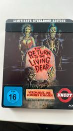 Return of the Living Dead Steelbook blu ray, Ophalen of Verzenden, Zo goed als nieuw, Horror
