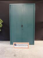 Nette groene roldeurkast / Aspa kantoorkast 120x47x195cm, Gebruikt, 100 tot 150 cm, Meerdere deuren, Ophalen of Verzenden