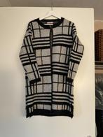 Zwart grijs wolchtig veste (m/l), Ophalen of Verzenden, Zo goed als nieuw, Maat 42/44 (L), Zwart