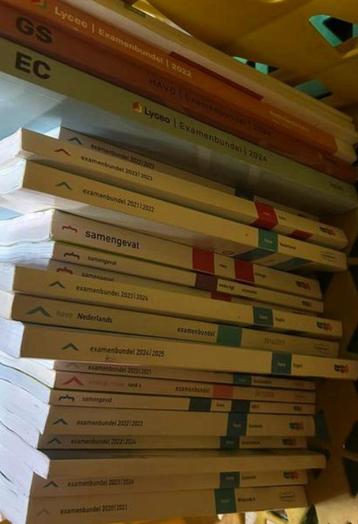 Examenbundels Havo VWO VMBO beschikbaar voor biedingen