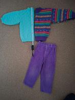 2 truien 110+ 1 ribbroek 104 setprijs €6.00, Ophalen of Verzenden, Gebruikt, Meisje, Truitje of Vestje