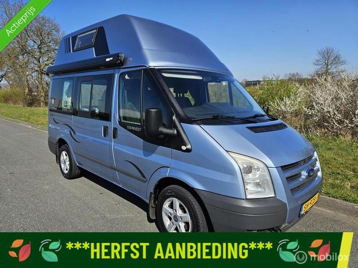 Westfalia TRANSIT-NUGGET buscamper 140PK ☆Euro4, Airco☆, Caravans en Kamperen, Campers, Bedrijf, tot en met 4, Buscamper of Camperbus