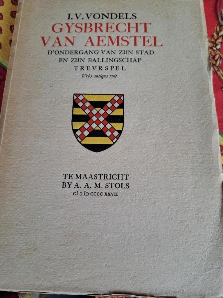 Geysbrecht van Aemstel uit 1927, Boeken, Literatuur, Gelezen, Ophalen of Verzenden