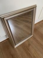 Rechthoekige spiegel met zilveren lijst, Ophalen, Minder dan 50 cm, Gebruikt, Minder dan 100 cm