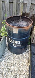 Label 5 whisky barrel bbq of vuurkorf, Tuin en Terras, Houtskoolbarbecues, Gebruikt, Ophalen