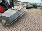 Stalen roeiboot, Ophalen, Binnenboordmotor, Diesel, Zo goed als nieuw