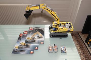 Lego Technic klassieker 8043 Motorized Excavator doos optie beschikbaar voor biedingen