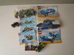 Lego Creator set 6913 Blauwe Sportwagen+set31018+7602+8192, Complete set, Ophalen of Verzenden, Lego, Zo goed als nieuw