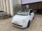 Fiat 500 1.4-16V 100PK! Automaat! PANO! BABYBLAUW! INRUIL MO, Euro 5, 101 pk, Gebruikt, Zwart