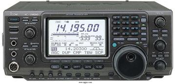 ICOM IC-7400 HF / VHF set [RUIL OF INRUIL KAN ] beschikbaar voor biedingen