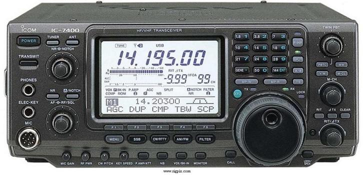 ICOM IC-7400 HF / VHF set [RUIL OF INRUIL KAN ], Telecommunicatie, Zenders en Ontvangers, Zo goed als nieuw, Zender en Ontvanger
