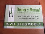 Instructieboek Oldsmobile Ninety-Eight, Delta 88 1969-1970, Ophalen of Verzenden