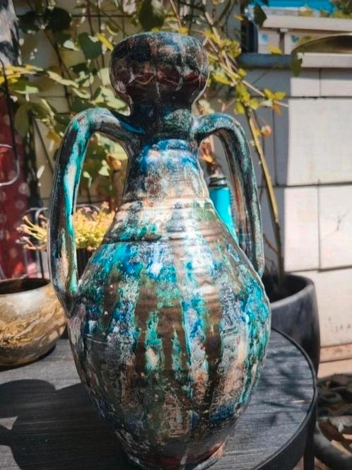 Bijzondere vintage keramische kruik, kan, vaas. 3kg!, Huis en Inrichting, Woonaccessoires | Overige, Ophalen of Verzenden