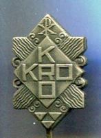 PX KRO zilverkleurig omroep speldje ( V_007a ), Verzamelen, Speldjes, Pins en Buttons, Verzenden, Nieuw, Merk, Speldje of Pin