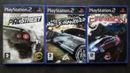 PS2 Set - Need for Speed prostreet Carbon Most Wanted - Play, Spelcomputers en Games, Vanaf 3 jaar, Ophalen of Verzenden, Zo goed als nieuw