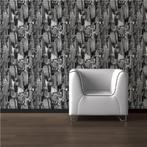 1 rol zwart wit New York vliesbehang behang Praxis 7286.7, Huis en Inrichting, Ophalen of Verzenden, 10 tot 25 m², Grijs, Urban