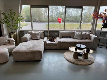 Luxe Teddy Velvet Loungebank Richard + Dog option NIEUW  beschikbaar voor biedingen