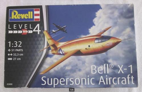 Revell Bell X-1 Supersonic Aircraft schaal 1:32 ongebouwd ., Hobby en Vrije tijd, Modelbouw | Vliegtuigen en Helikopters, Zo goed als nieuw