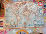 Puzzel wereldkaart 4000 stukjes, Ophalen of Verzenden, Legpuzzel, Meer dan 1500 stukjes, Zo goed als nieuw