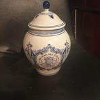 Pot Schoonhoven porselein 300 jaar Jan Tabak Bussum, Ophalen of Verzenden