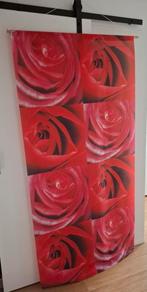 Wanddoek met 8 rozen , rood 98 cm x 200 cm., Ophalen