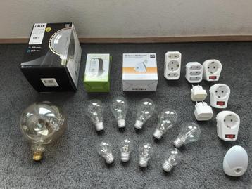 Lampen/Elektra/Handgereedschap/Courmetstel/Rozetten. beschikbaar voor biedingen