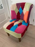 Patchwork Fauteuil, Gebruikt, Minder dan 75 cm, Ophalen of Verzenden, Stof