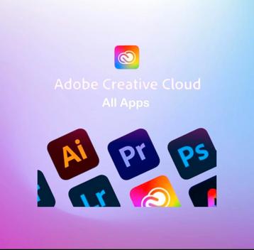 Adobe Creative Cloud-abonnement voor 1 jaar/voor Win & Mac beschikbaar voor biedingen