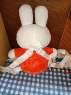 Nijntje rugtas rugzak oranje knuffel 32 cm groot, Ophalen of Verzenden