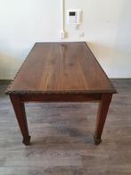 Koloniale (antieke) eettafel, Huis en Inrichting, Tafels | Eettafels, Ophalen, Gebruikt, Koloniaal, antiek., Teakhout