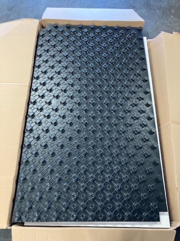 NIEUW! Noppenplaten vloerverwarming met isolatie 5 stuks, Doe-het-zelf en Verbouw, Metselstenen, Nieuw, Overige typen, Ophalen
