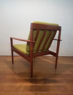 PJ56 fauteuil van Grete Jalk voor P. Jeppesen Møbelfabrik, Ophalen, Vintage design, Mid Century Modern, 75 tot 100 cm, Zo goed als nieuw