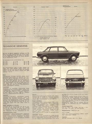 Autovisie test Austin Balanza S November 1970 beschikbaar voor biedingen
