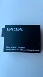 Optcore fiber media converter, Nieuw, Router, Ophalen of Verzenden, Optcore