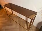 Rosegouden sidetable, Ophalen, 100 tot 150 cm, Zo goed als nieuw, 25 tot 50 cm
