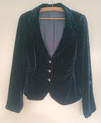Blue Velvet! Pachtige blauwe blazer maat 40/42 Vanilia, Kleding | Dames, Ophalen of Verzenden, Zo goed als nieuw, Maat 38/40 (M)