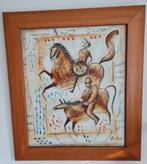 Mooi schilderij - Don Quichot - gesigneerd - in mooie lijst, Antiek en Kunst, Ophalen