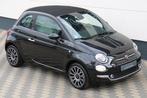 Fiat 500 C 1.0 Hybrid Dolcevita weinig km's nieuwstaat !, Voorwielaandrijving, Gebruikt, Leder en Stof, Zwart