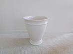Creme kleurige planten pot, Ophalen, Rond, Zo goed als nieuw, Minder dan 25 cm